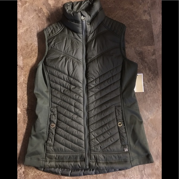 michael kors vest olive